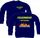 Sweatshirt Feuerwehr Motiv 13