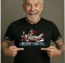 Lustiges Flieger T-Shirt Flugschule Kunstflug Motiv 14