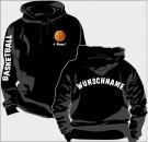 Kapuzen-Sweatshirt Basketball Motiv 15