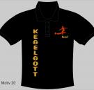 Polo-Shirt Kegeln Motiv 20