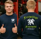 Feuerwehr Sweatshirt Pullover Bekleidung Ortsname Motiv 4