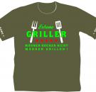 T-shirt Extreme Griller Grillshirt mit Spruch Fleischfresser T-shirt Grillmotive